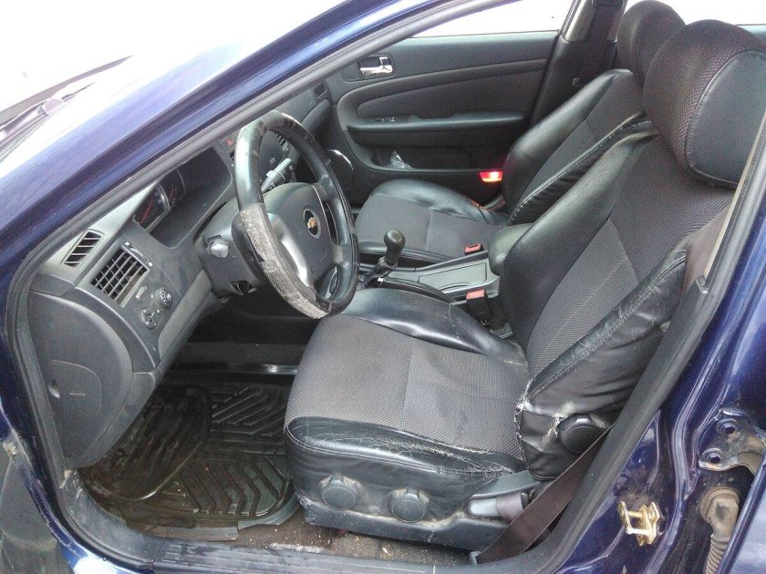 Шевроле Эпика кожаный салон