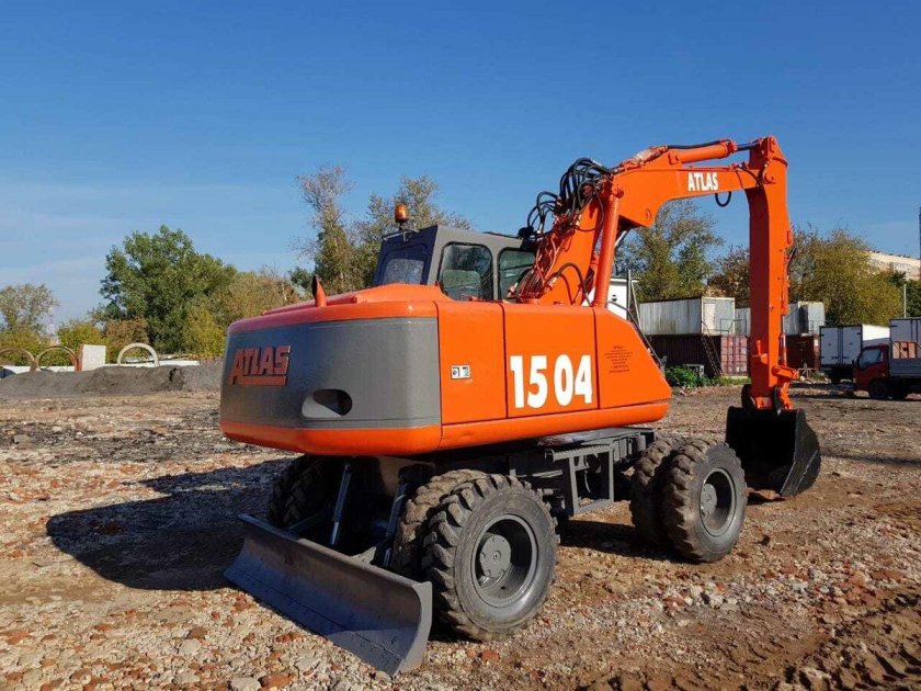 Атлас 1504 экскаватор характеристики
