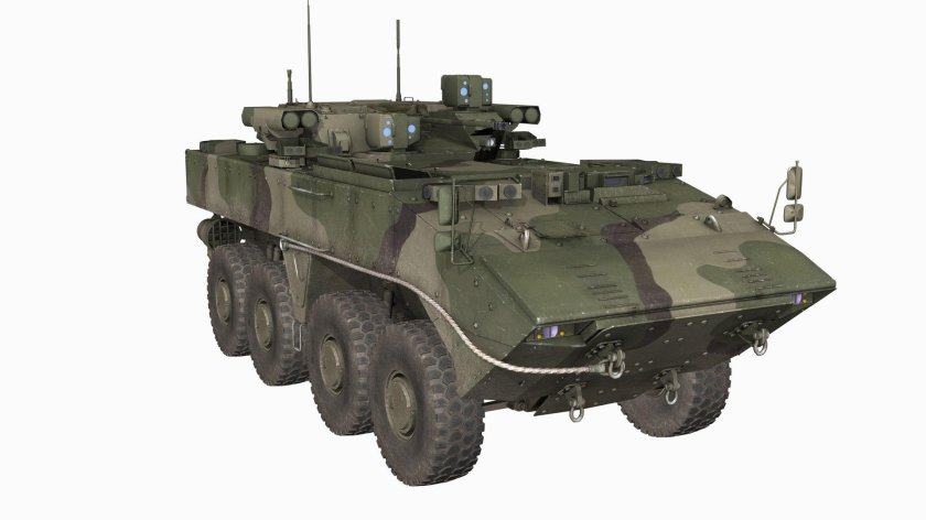 Сборная модель российская бмп бумеранг