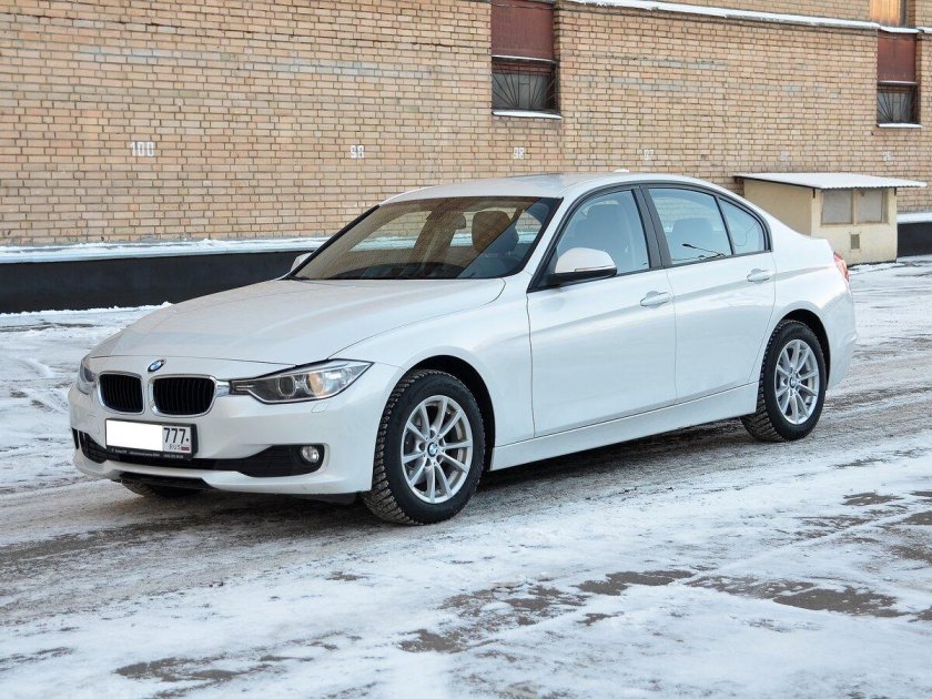 BMW 3 2014 белая