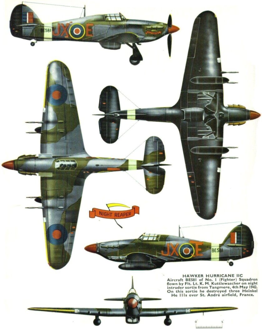 Истребитель Хоукер Харрикейн