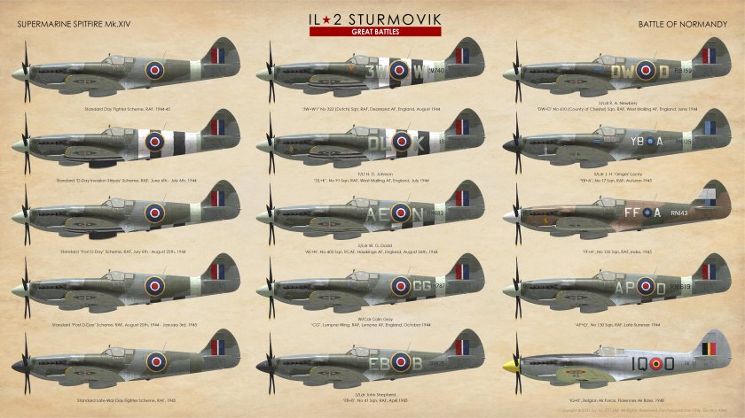 Истребитель Спитфайр МК IX