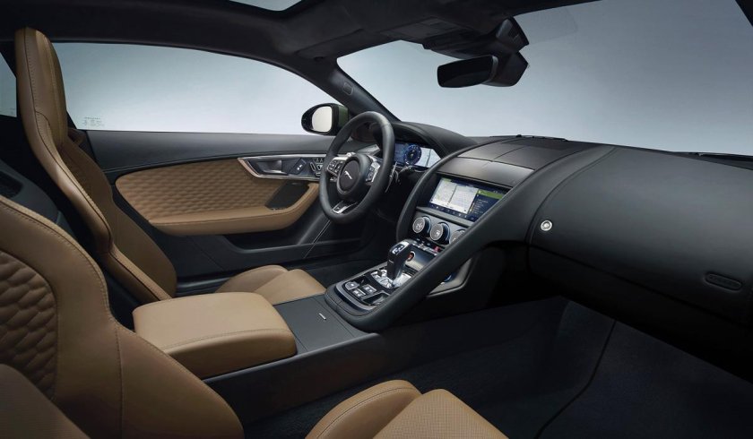 Jaguar f-Type 2021 салон