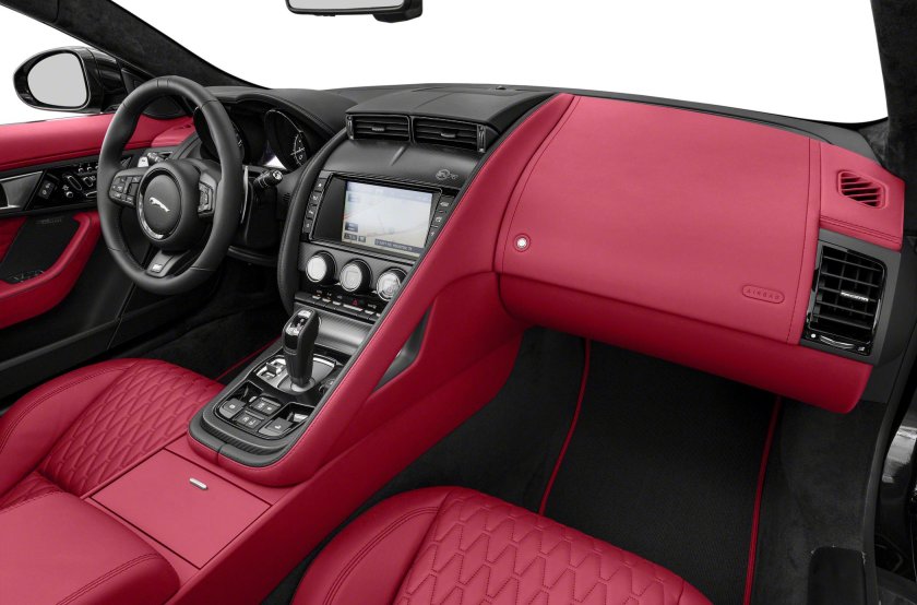 Jaguar f Type красный Салонг