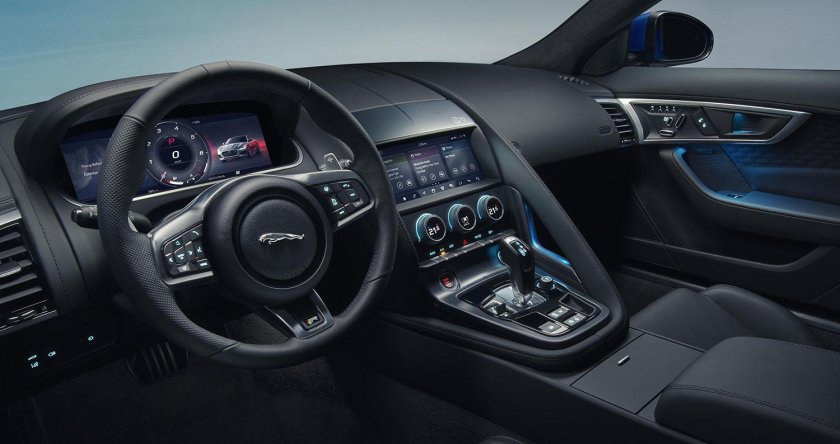 Ягуар f type 2020 салон