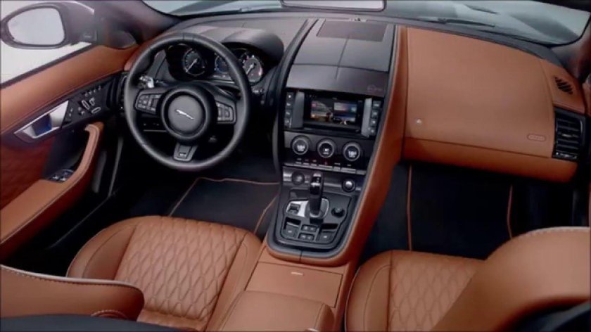 Jaguar f-Type SVR салон