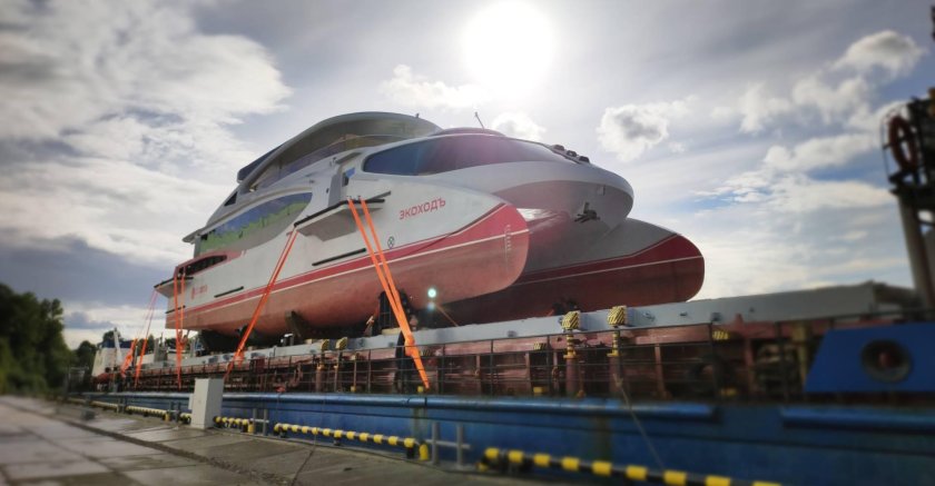 Экоход катамаран