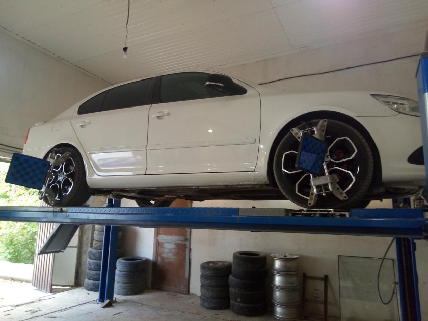 Диски Воссен на Skoda Octavia RS