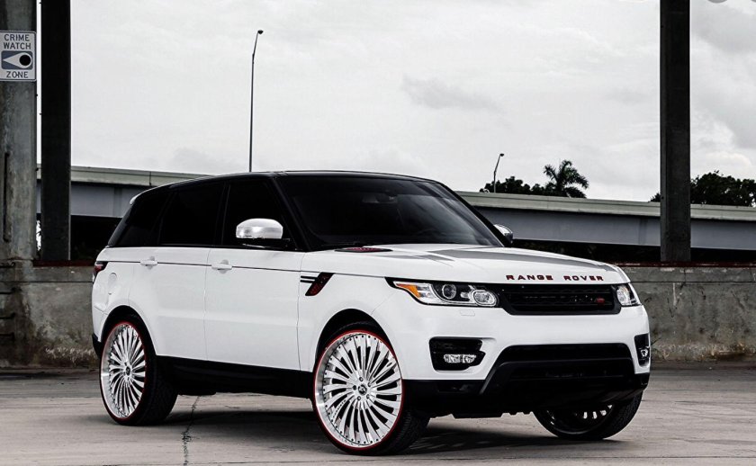 Land Rover range Rover Sport белый