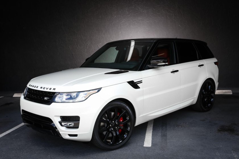 Land Rover range Rover Sport белый