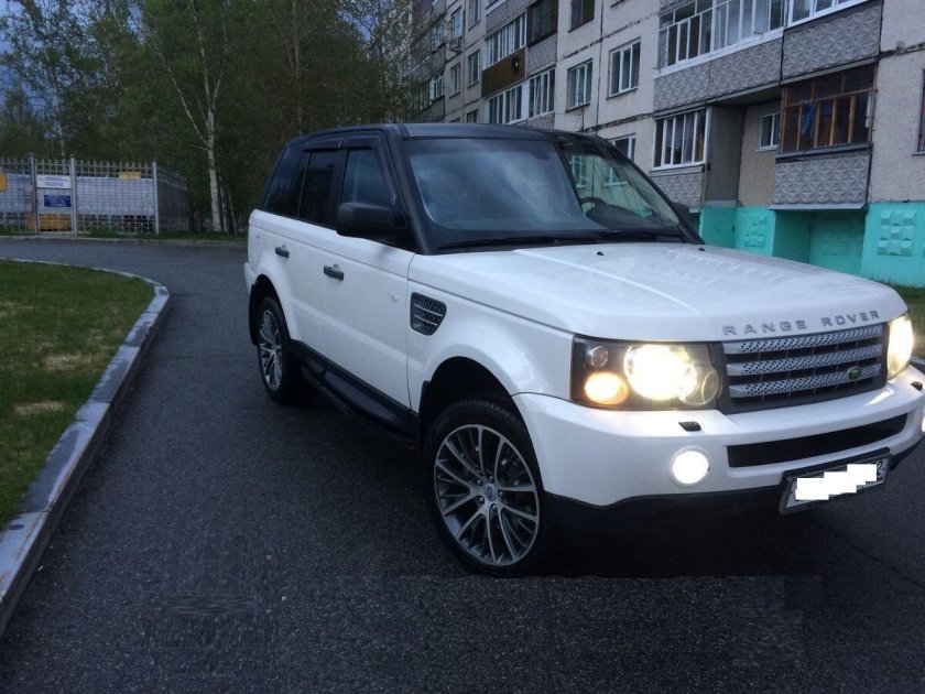 Рендж Ровер 2008 белая