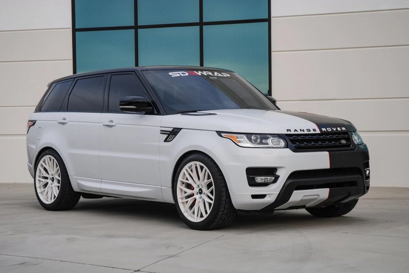 Land Rover range Rover Sport белый