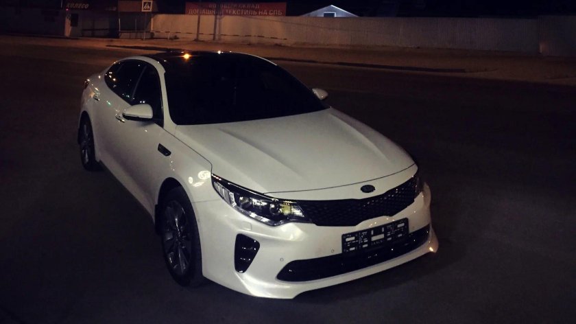 Kia Optima ночь белая