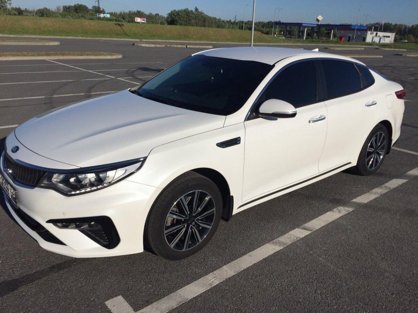Kia Optima 2018 белая