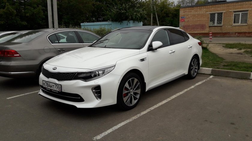 Kia Optima 2018 белая