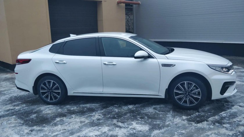 Киа оптима белая