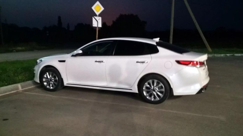 Kia Optima Prestige 2014 белая