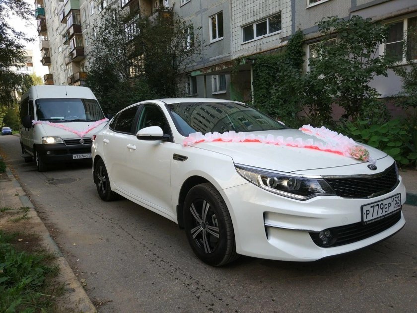 Киа Оптима 4 белая