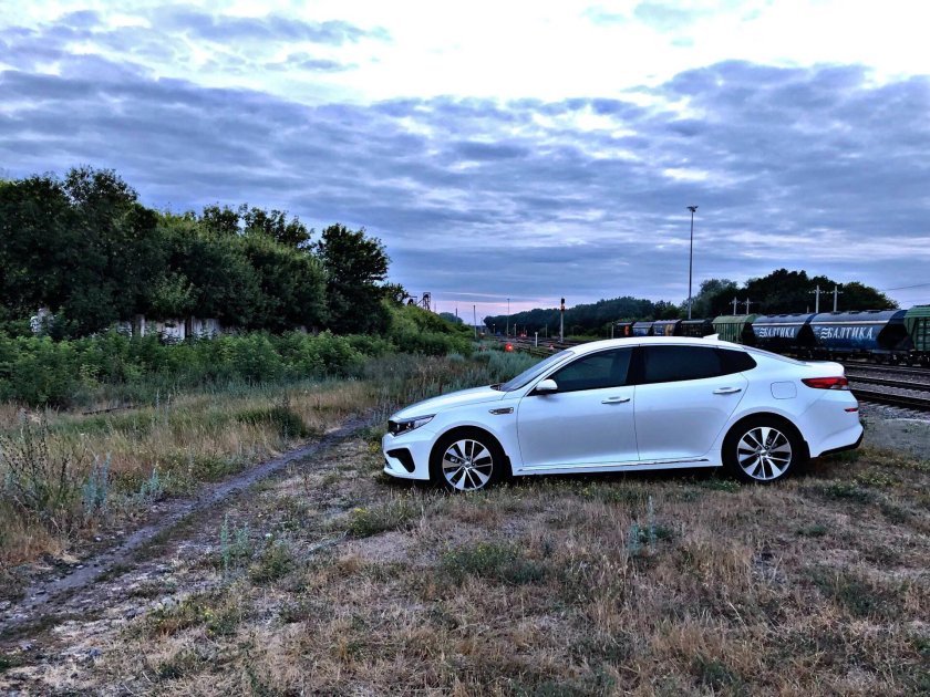 Kia Optima 2017 белая