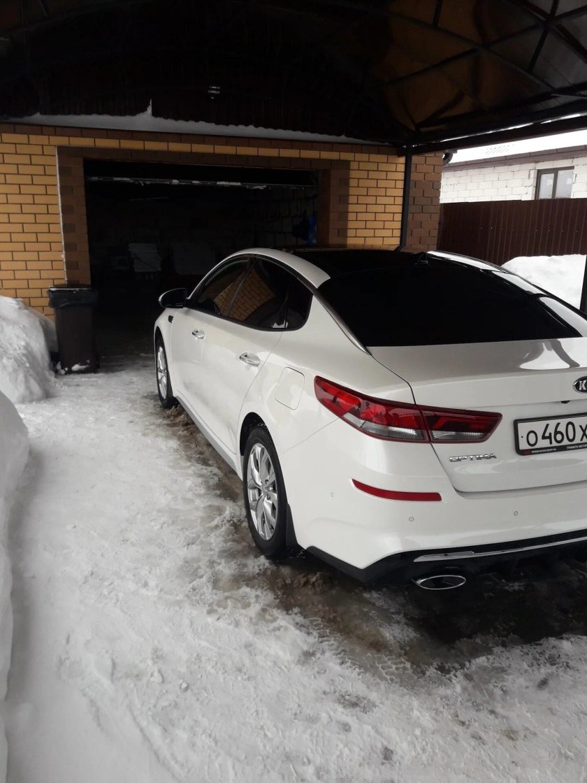 Киа Оптима к5 белая