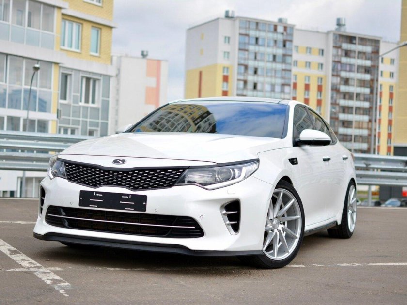 Kia Optima 2016 белая