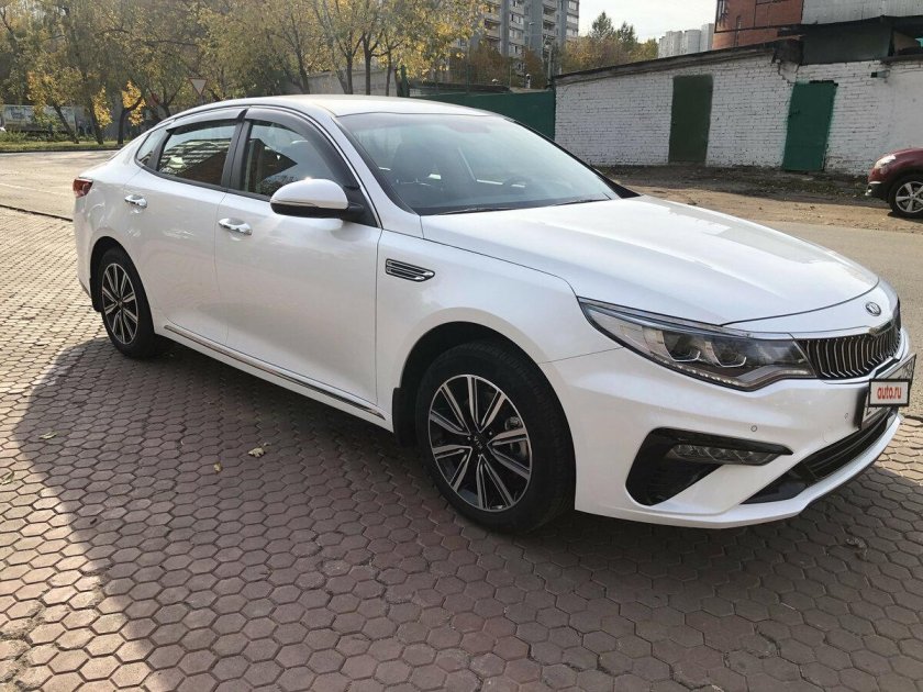 Kia Optima 2019 белый