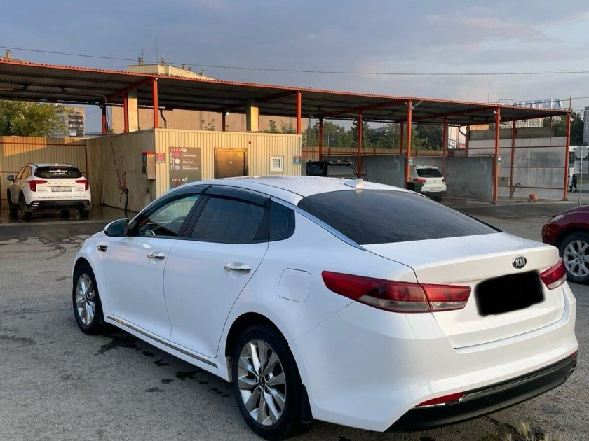 Киа оптима к5 белая