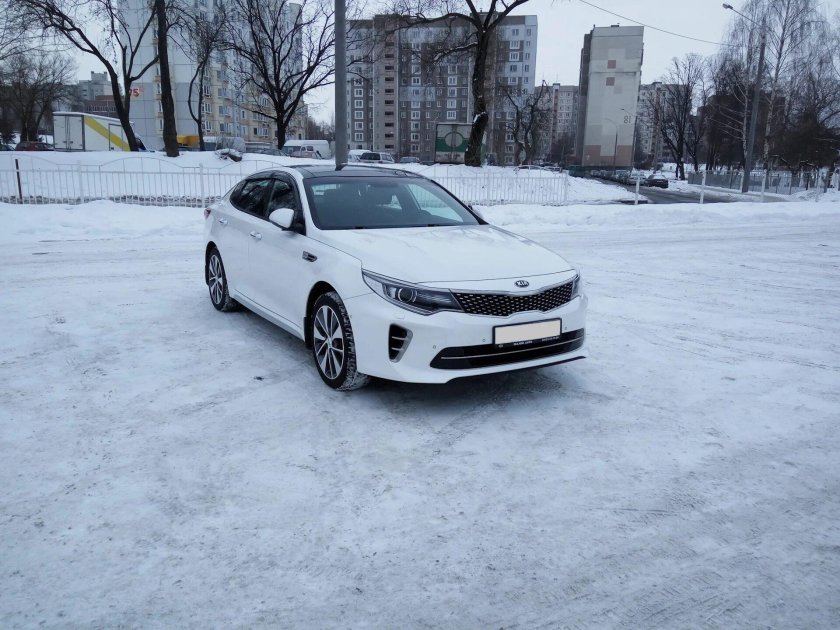 Киа Оптима зима