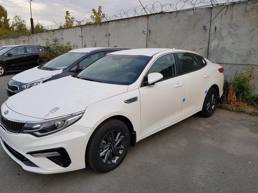 Киа Оптима 2019 белый перламутр