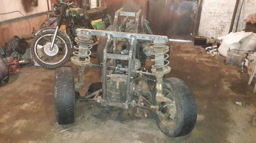 Квадроцикл с двигателем от ВАЗ 2109