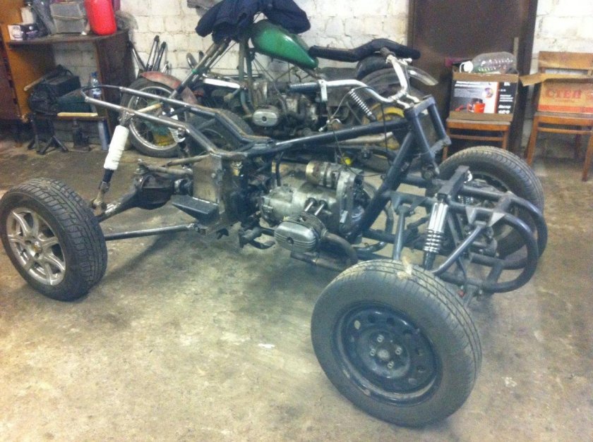 Мотоцикл Урал квадроцикл 4х4