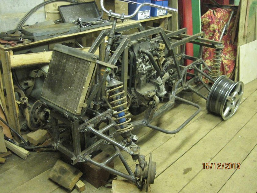 Квадроцикл с двигателем ВАЗ 2109