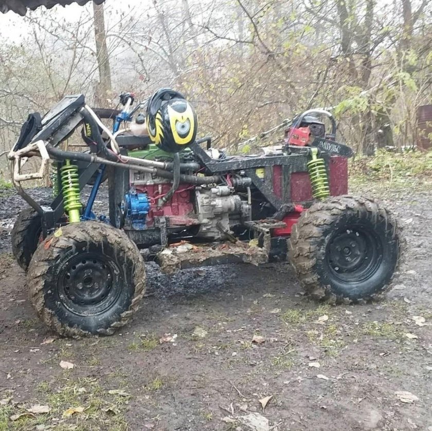 Самодельный квадроцикл 4х4