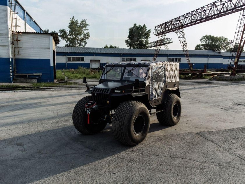 Снегоболотоход север-трак егерь