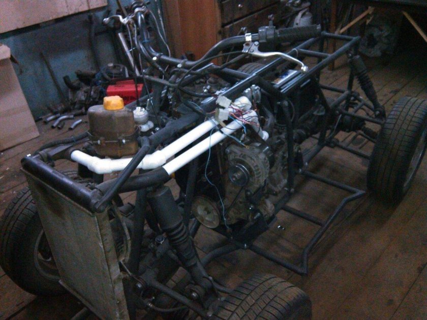 Квадроцикл с двигателем от ВАЗ 2109