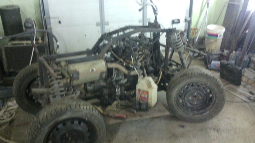 Квадроцикл с двигателем от ВАЗ 2109