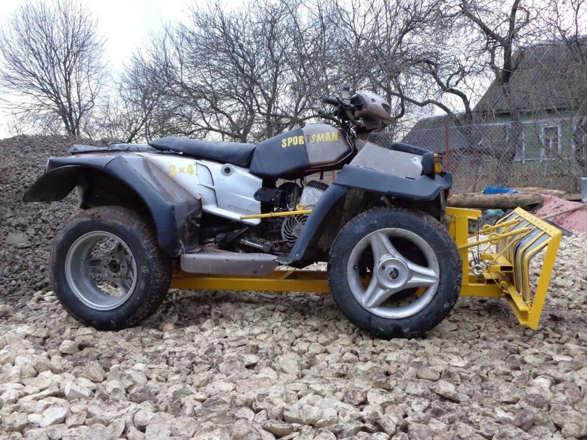 Квадроцикл самоделки из Тулы