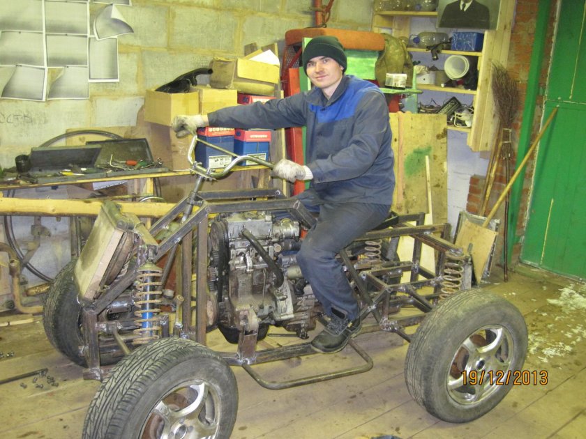 Квадроцикл с двигателем Ока 4х4