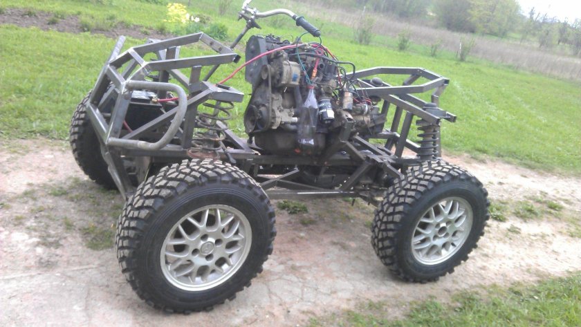 Квадроцикл из ВАЗ 2121 Нива