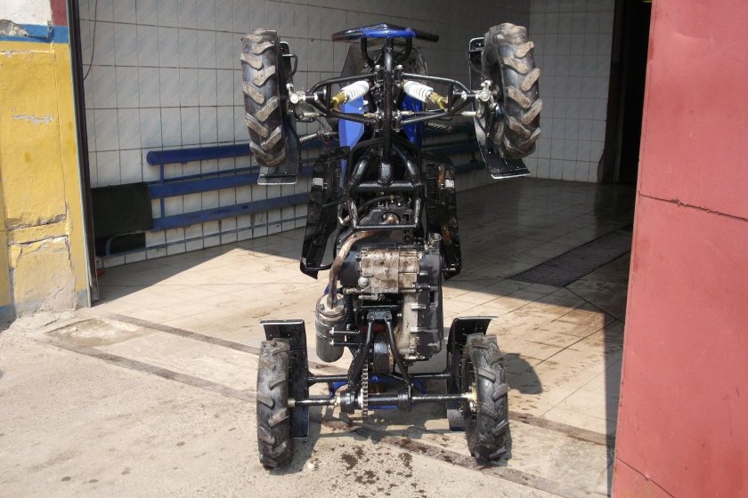 Квадроцикл из мопеда 110 кубов