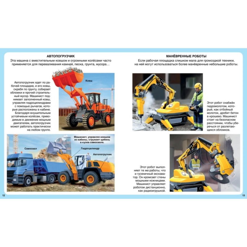 Твоя первая энциклопедия строительные машины