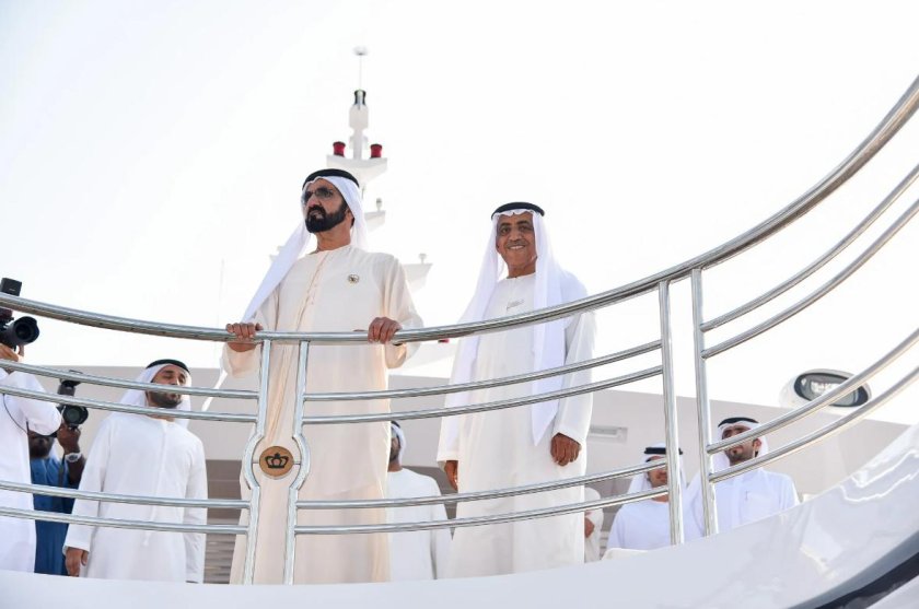 Яхта шейха Дубая