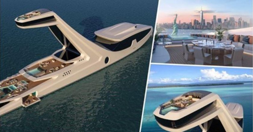 Shaddai концепт 150-метровой мегаяхты