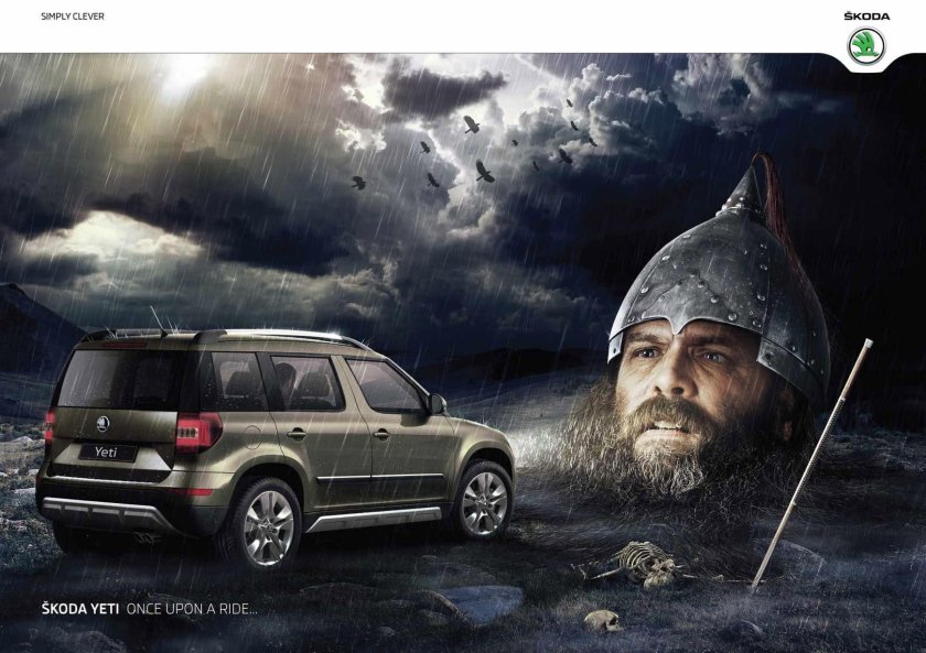 Оригинальная реклама на авто