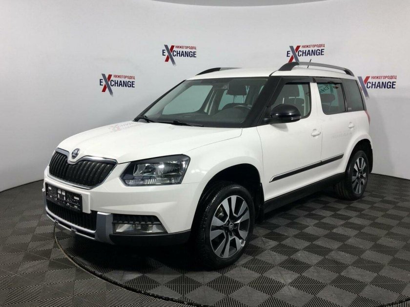 Шкода Йети 2018 белая