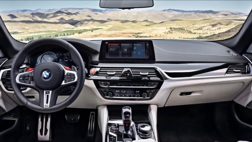Bmw m5 f90 салон