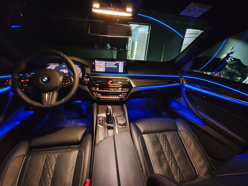 BMW m5 g30 салон