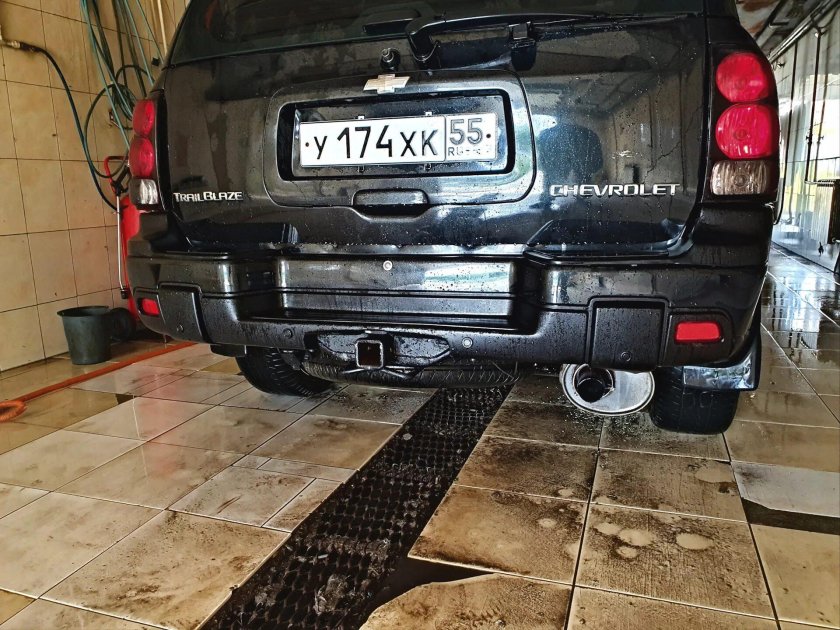 Chevrolet trailblazer 1 выхлоп