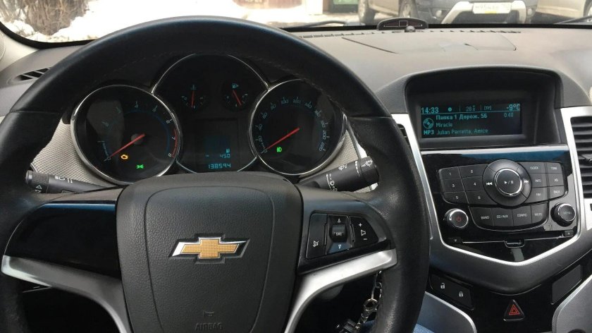 Торпеда Шевроле Круз 2012