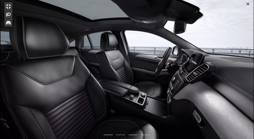 Мерседес GLE 400d салон